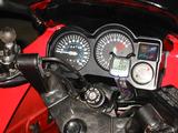 [BC800 mounted to Ninja 250 instrument cluster]